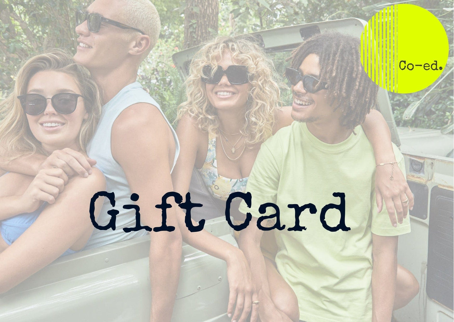 Co-ed Gift Card Gift Cards