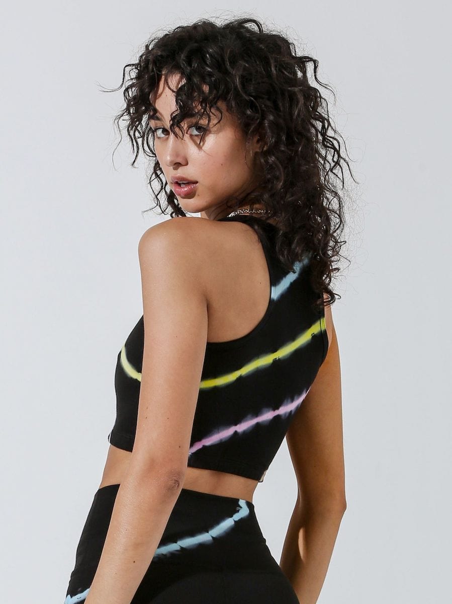 Electric and Rose Bella Bralette - Halo Onyx/Multi Crop Tops