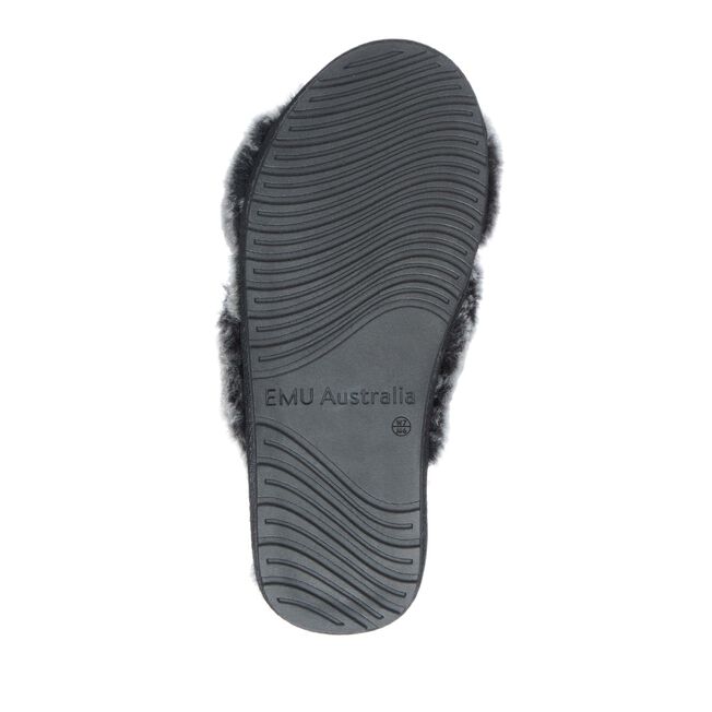 Emu Australia Mayberry - Frost Black Slippers Womens