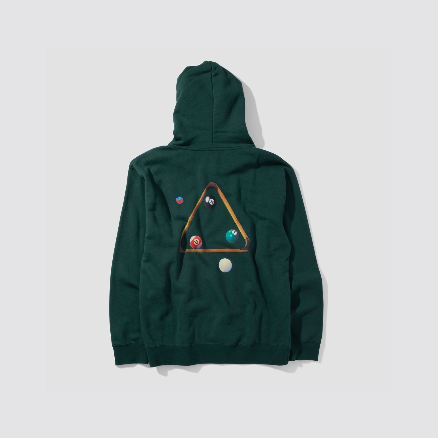 HUF Dirty Pool Pullover Hoodie - Forest Green Hoodies