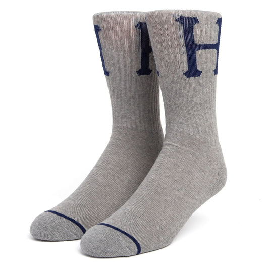 HUF Essential Classic H Sock - Heather Grey Socks