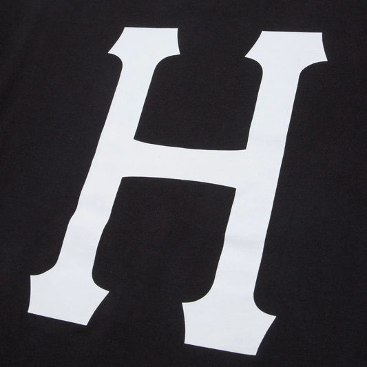HUF Essentials Classic H Short Sleeve Tee - Black T-Shirts