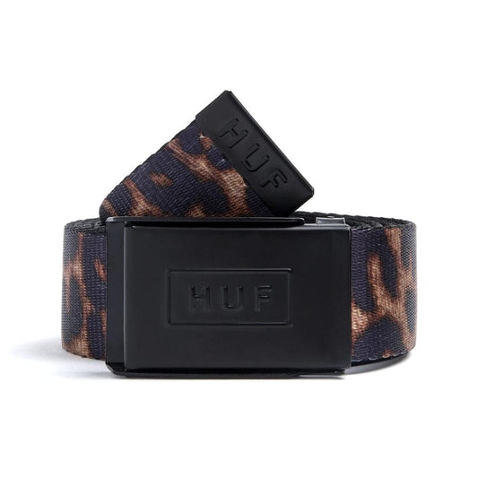 HUF Usual Belt Leopard Print Belts