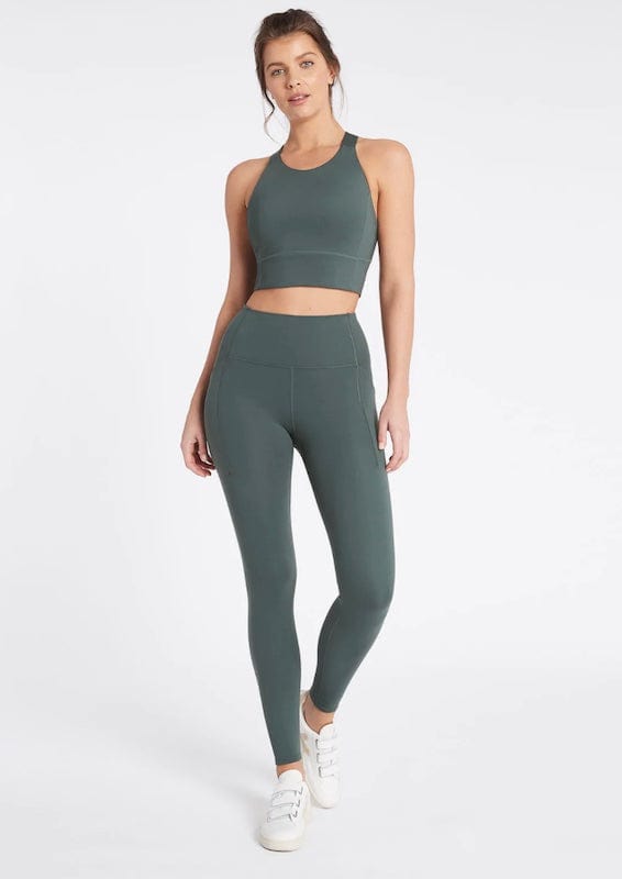 Nimble Activewear Got Your Back Bra - Deep Jade Crop Tops