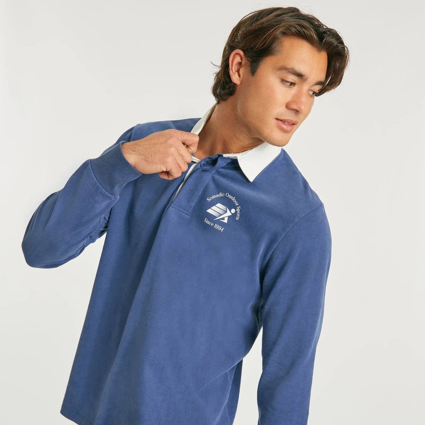 Nomadic Paradise Academy Long Sleeve Polo Shirt Long Sleeve T-Shirts