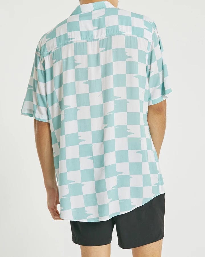 Nomadic Paradise Alive Relaxed S/S Shirt - Green Print Shirts