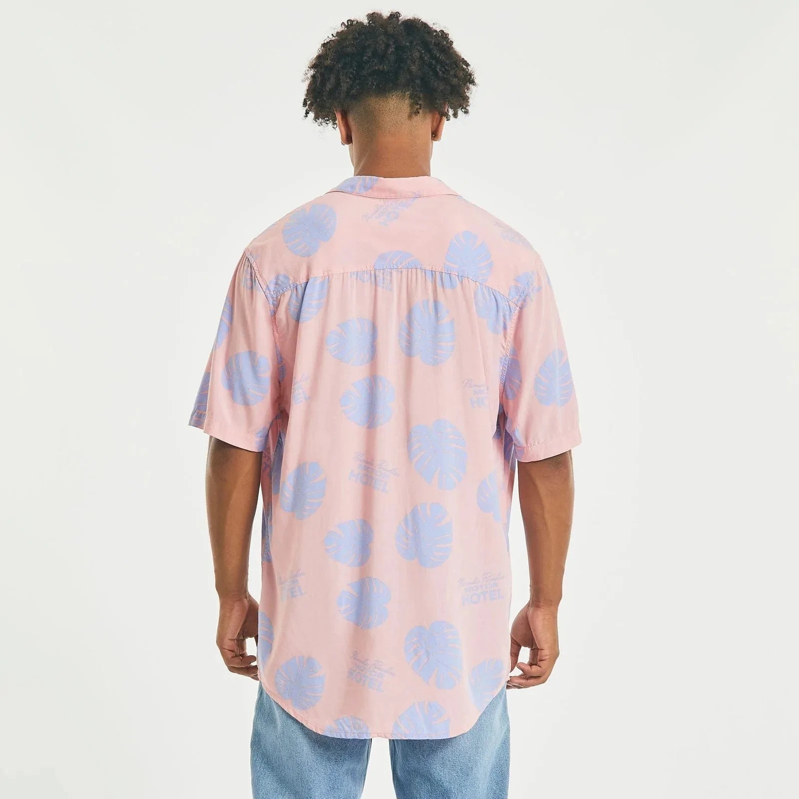 Nomadic Paradise Belong Relaxed Short Sleeve Shirt - Pink/Purple Print Shirts