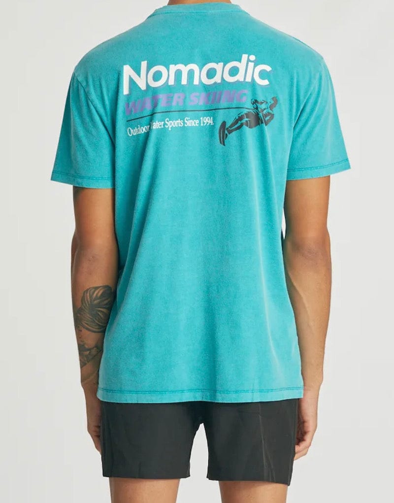 Nomadic Paradise Radio Relaxed T-shirt - Pigment Baltic Blue T-Shirts - Mens