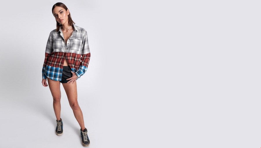 One Teaspoon Indecision Flannel Shirt Shirts - Womens