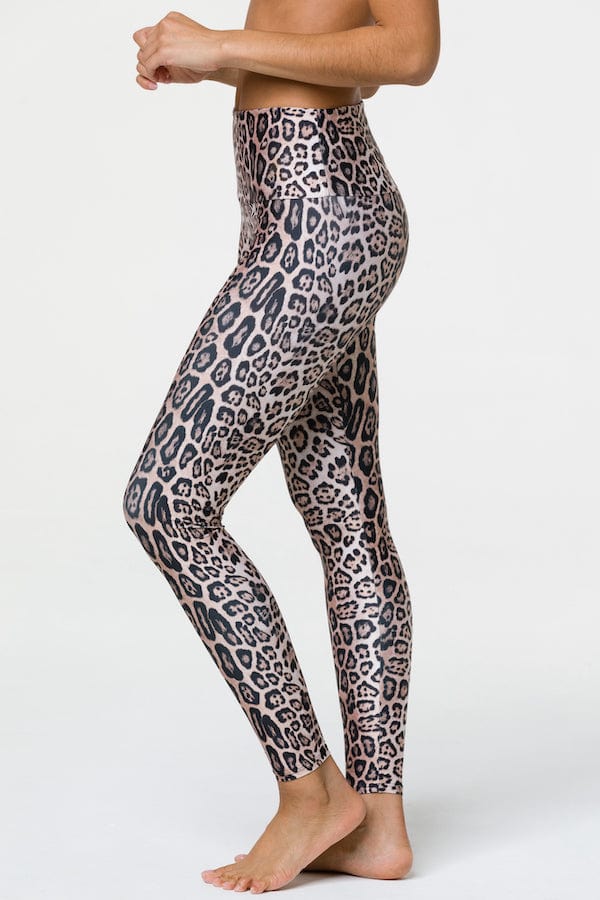 Onzie High Rise Long Legging Leopard Leggings