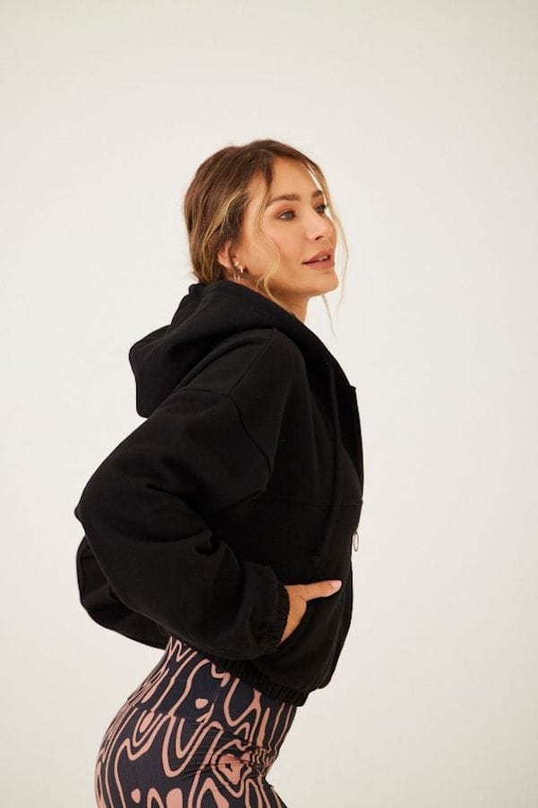 Onzie Jet Set Jacket - Black Hoodies - Womens