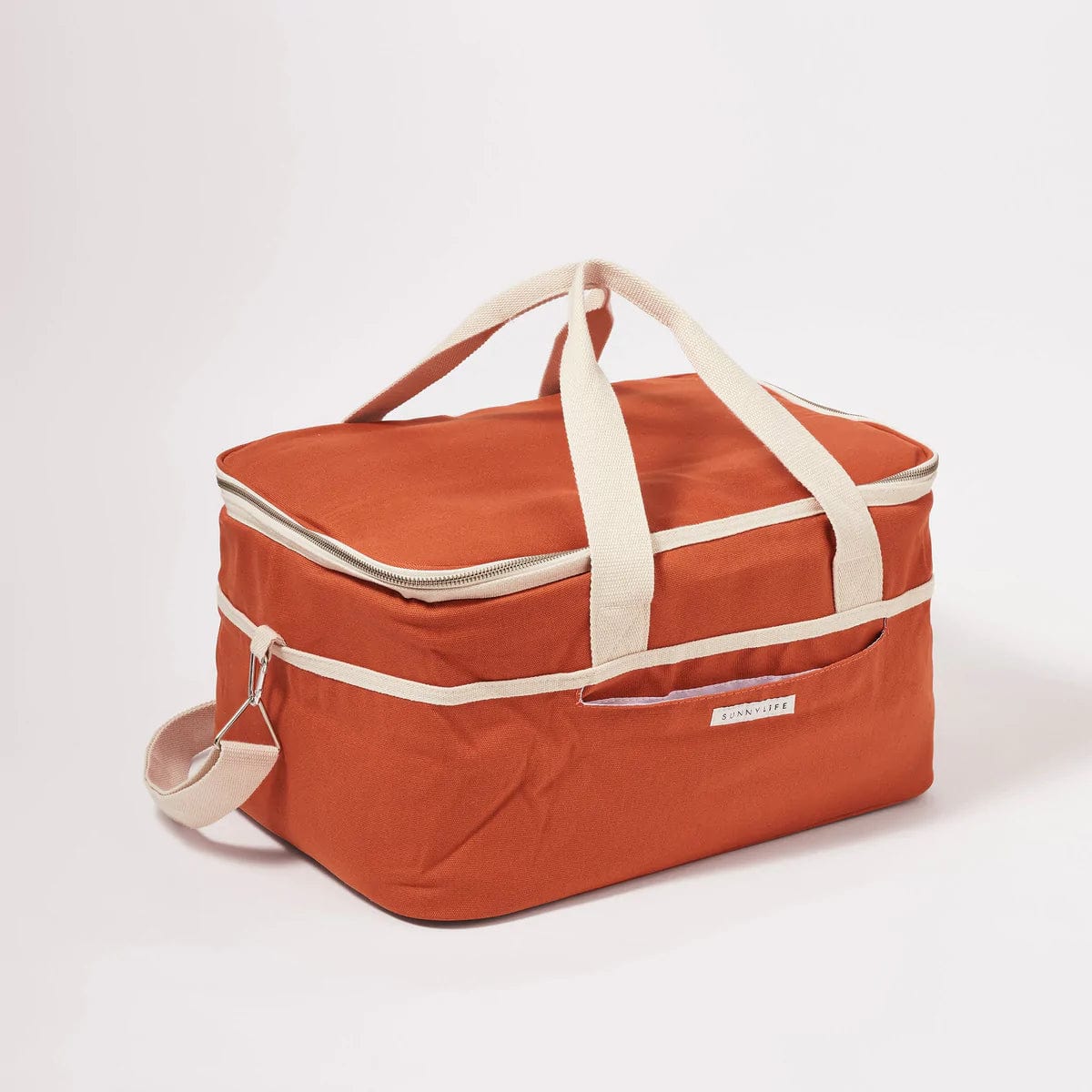 SUNNYLiFE Canvas Cooler Bag Terracotta Cooler Bags