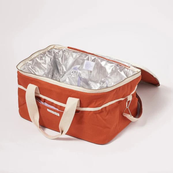 SUNNYLiFE Canvas Cooler Bag Terracotta Cooler Bags