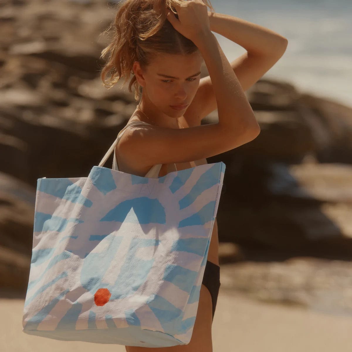 SUNNYLiFE Carryall Bag Sun Face Beach Bag