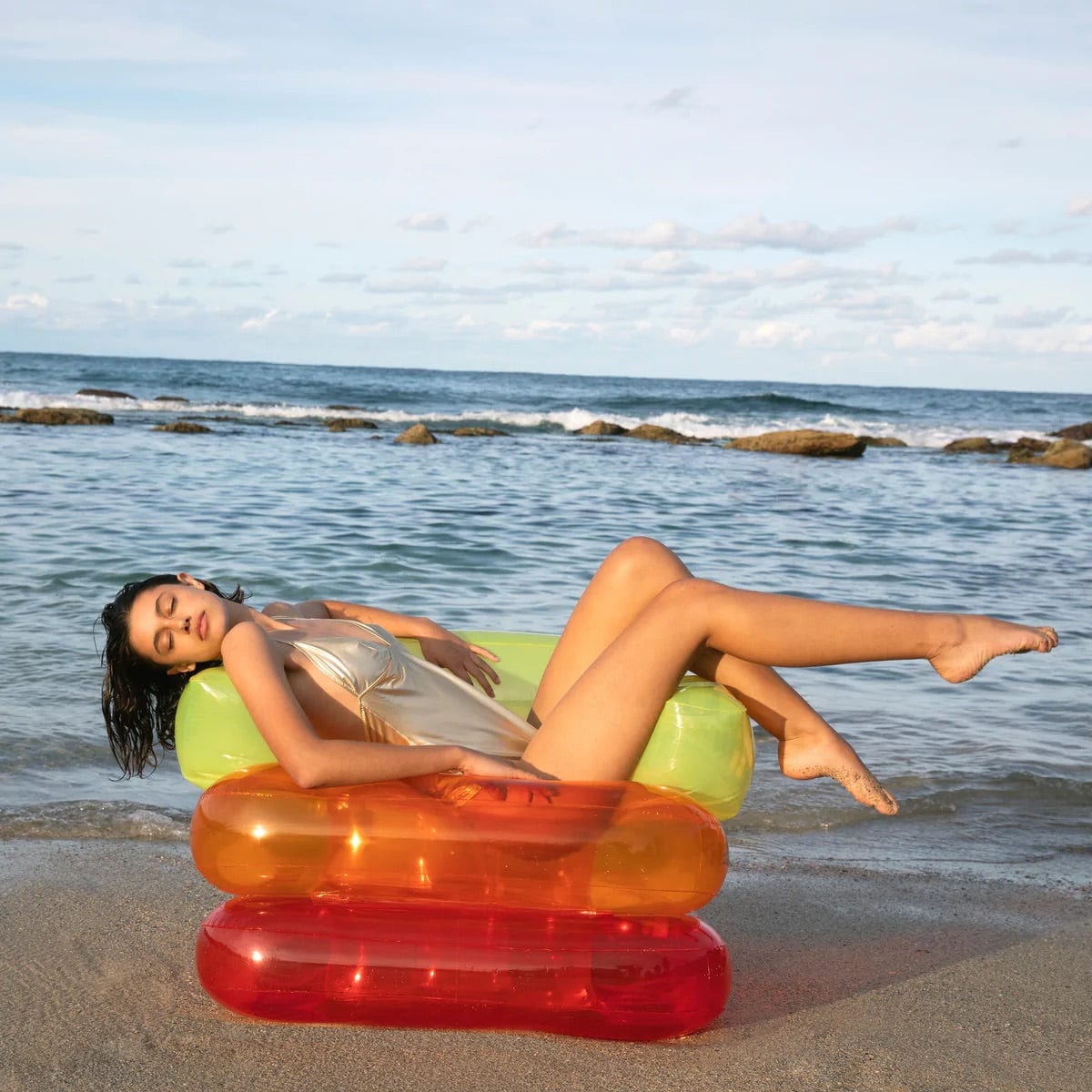 SUNNYLiFE Inflatable Lilo Chair Lie on Float
