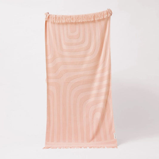 SUNNYLiFE Luxe Towel - Salmon Beach Towel