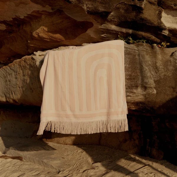 SUNNYLiFE Luxe Towel - Salmon Beach Towel