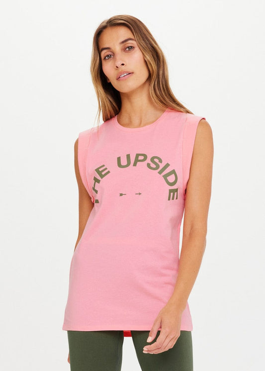 The Upside Muscle Tank in Peony T-Shirts