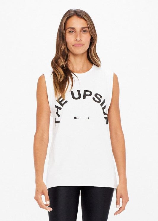 The Upside Muscle Tank White Tanks