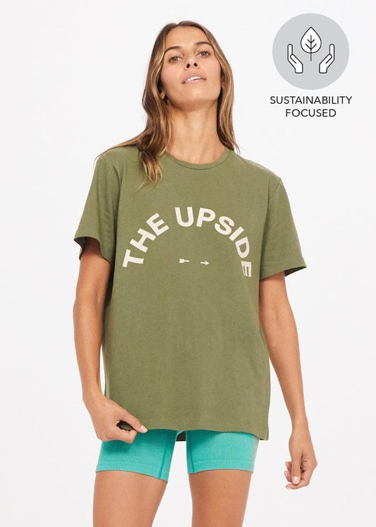 The Upside Tee - Olive T-Shirts - Womens