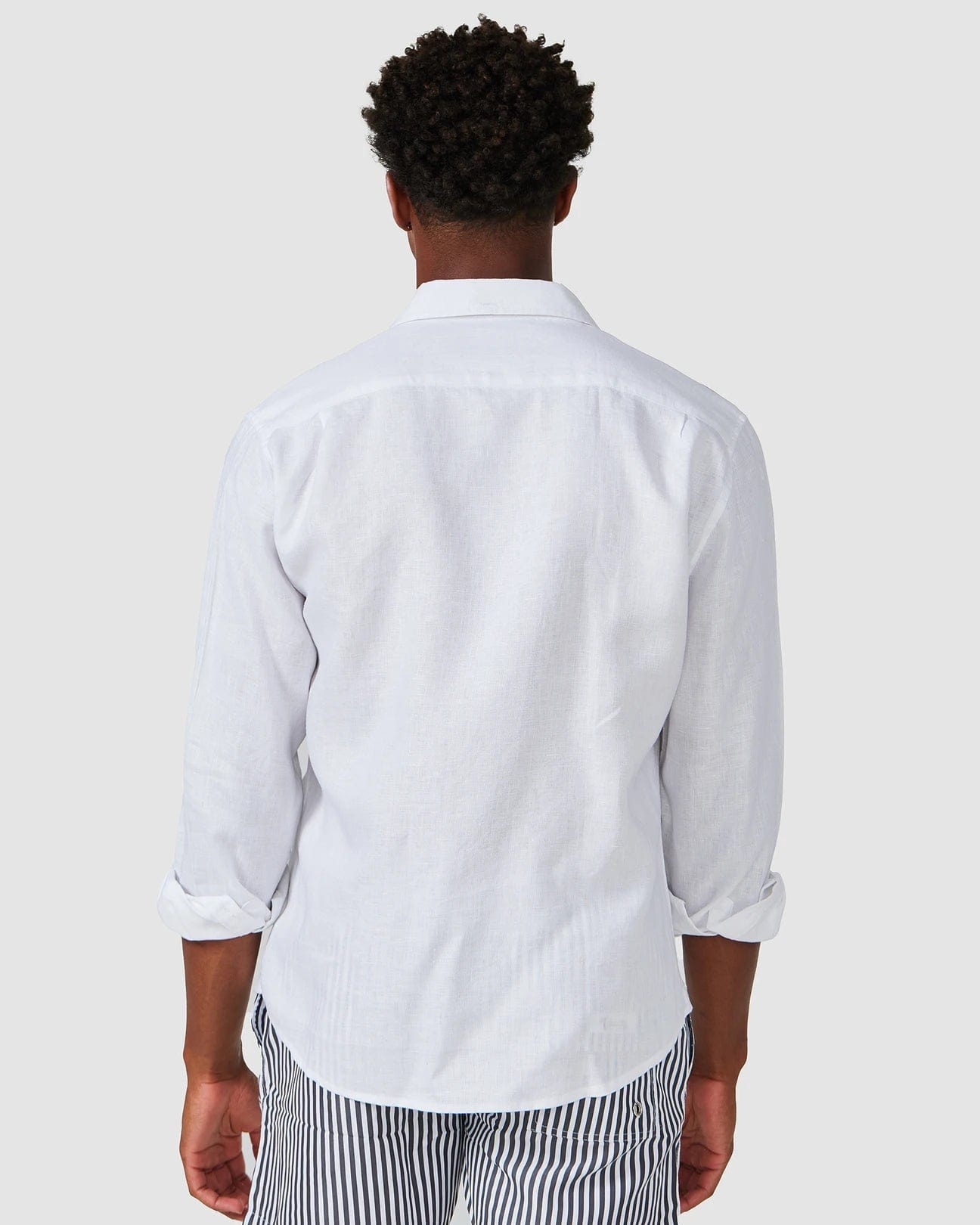 Vacay Swimwear Men's Linen Shirt White Shirts - Mens