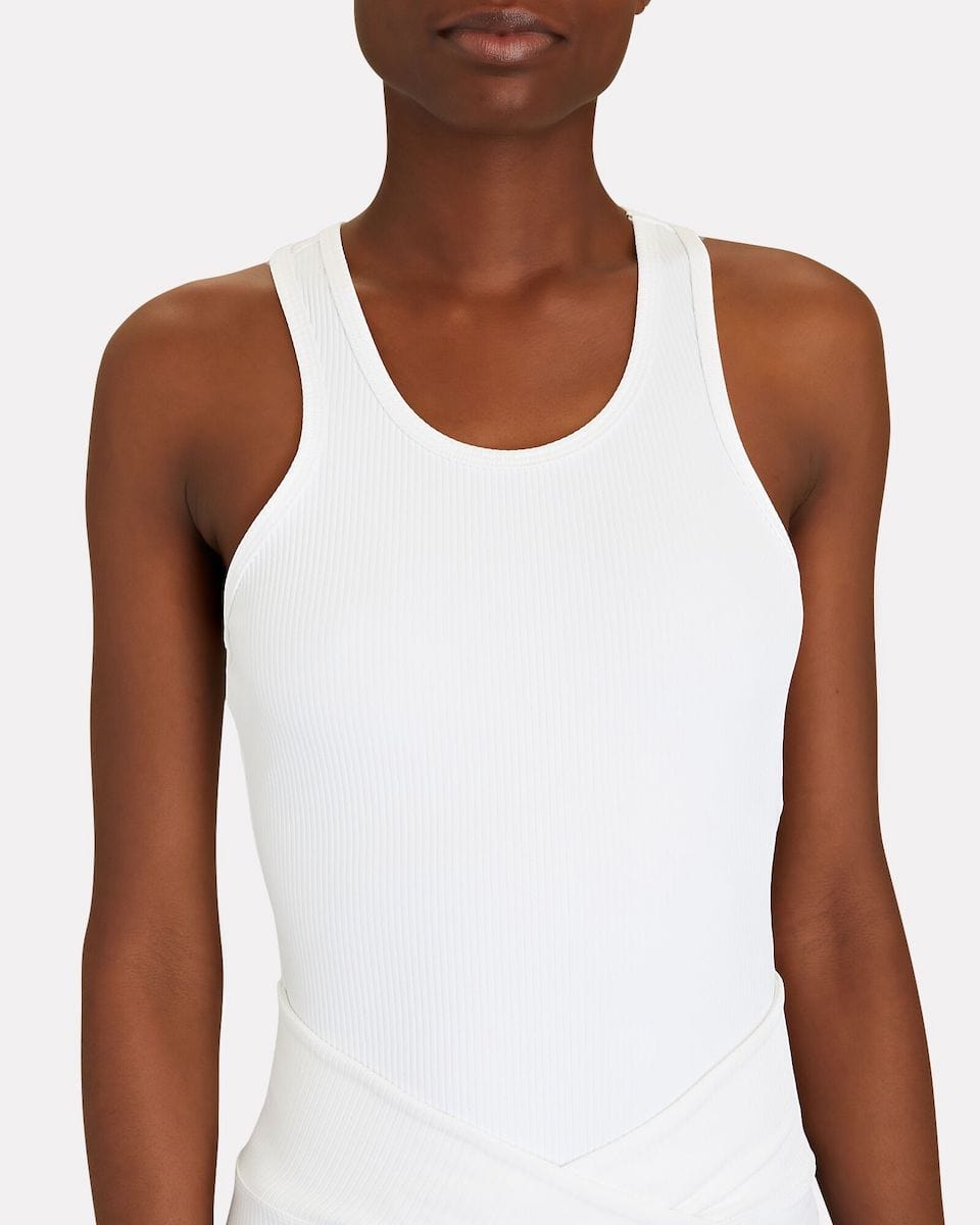 Year of Ours Ribbed Sporty Tank White Tanks